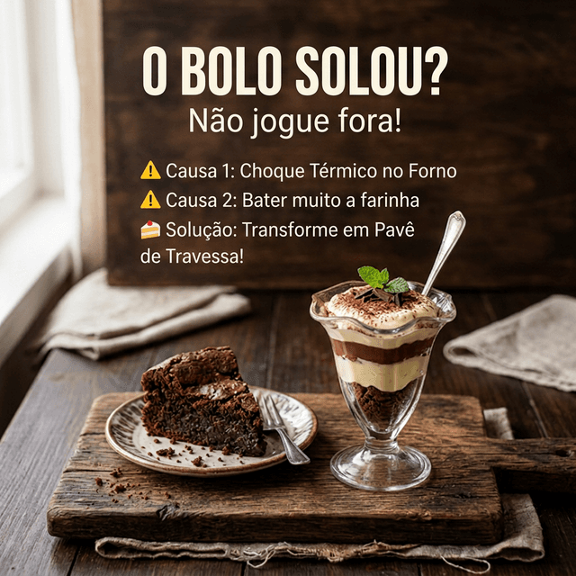 Guia Culinário - Consertar Bolo Solado