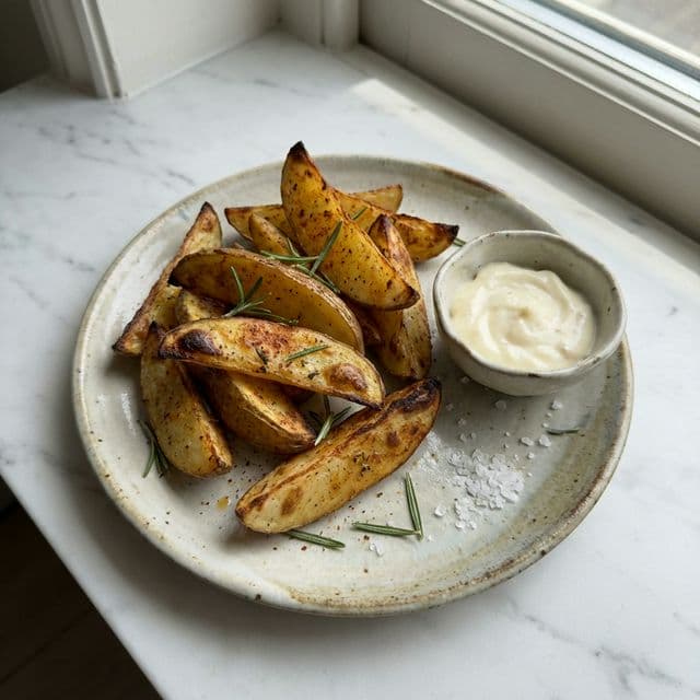 Batata Rústica Temperada na Air Fryer