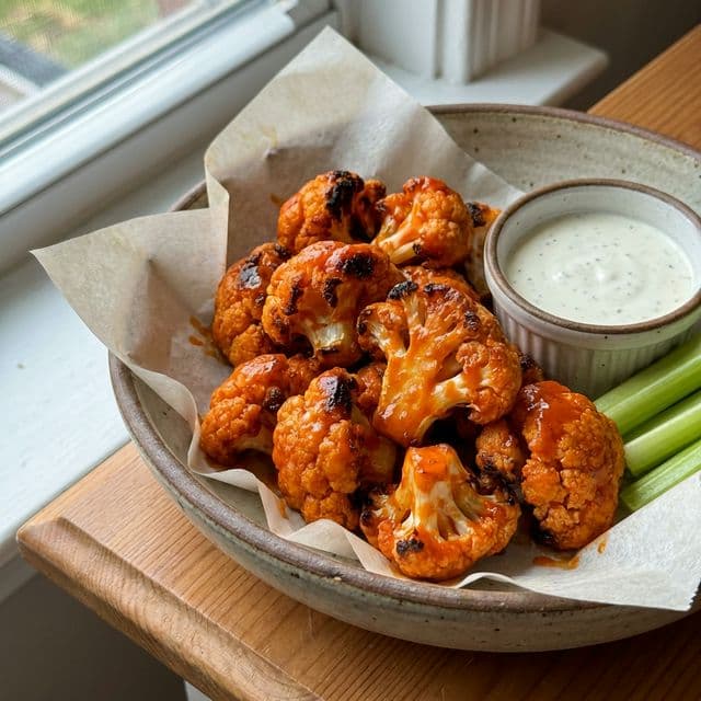 Couve-Flor Búfalo na Air Fryer