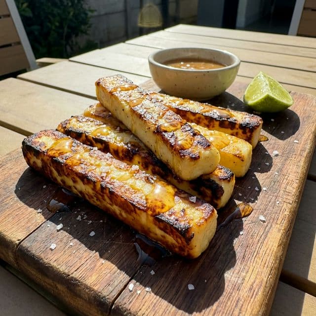 Queijo Coalho na Air Fryer