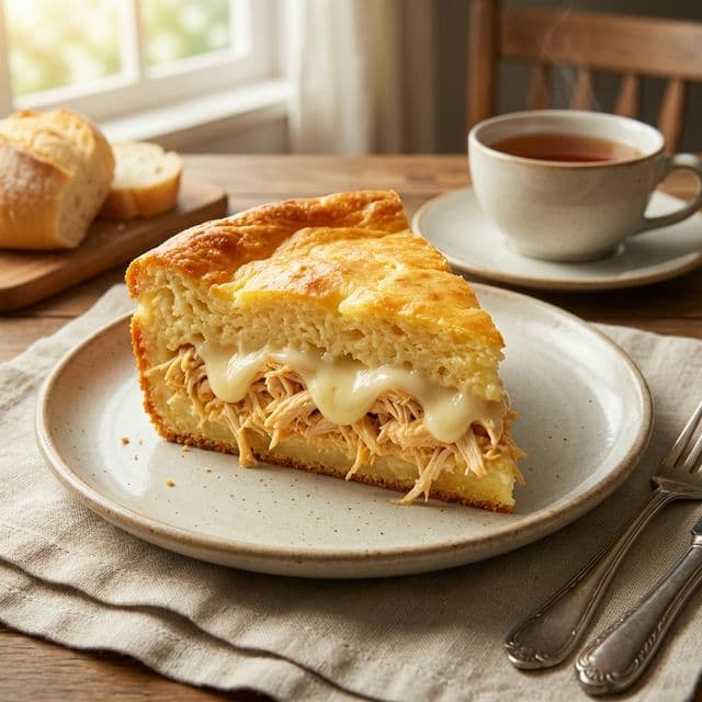 Torta Salgada de Frango de Liquidificador Fácil