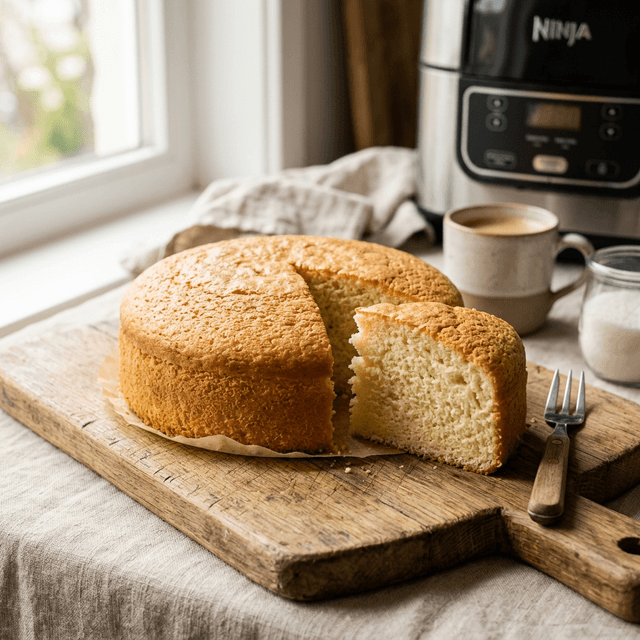 Bolo Simples na Air Fryer