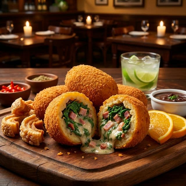 Bolinho de Feijoada Crocante na Air Fryer