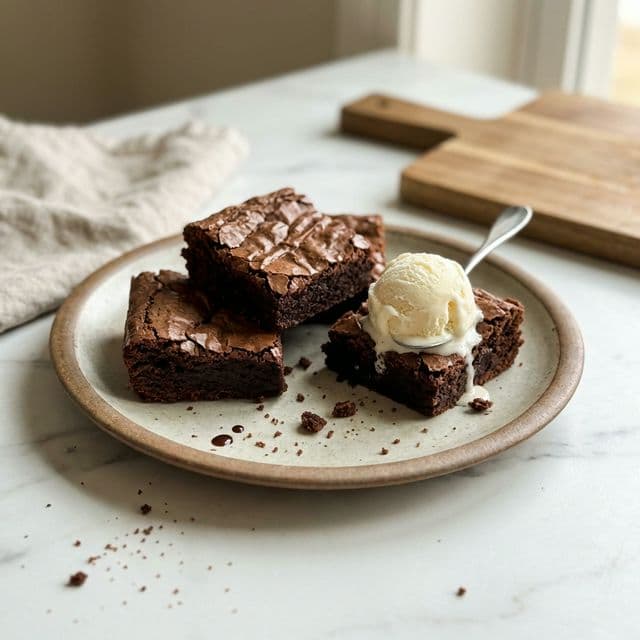 Brownie Fudgy na Air Fryer