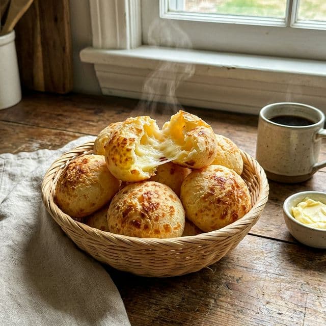 Pão de Queijo na Air Fryer